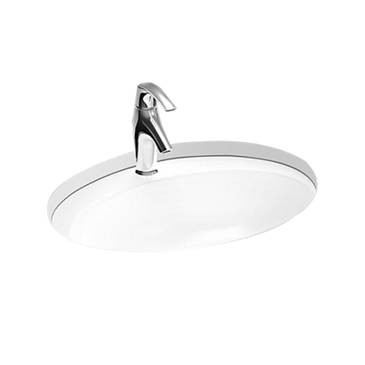KARESS Undercounter Lavatory with Single Faucet Hole