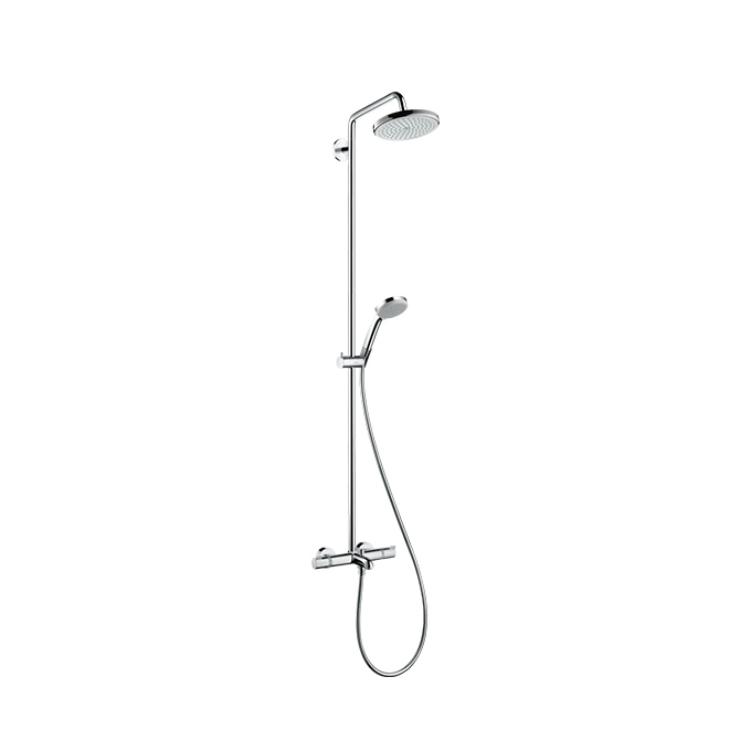 CROMA 220 showerpipe for bathtub with shower arm 400