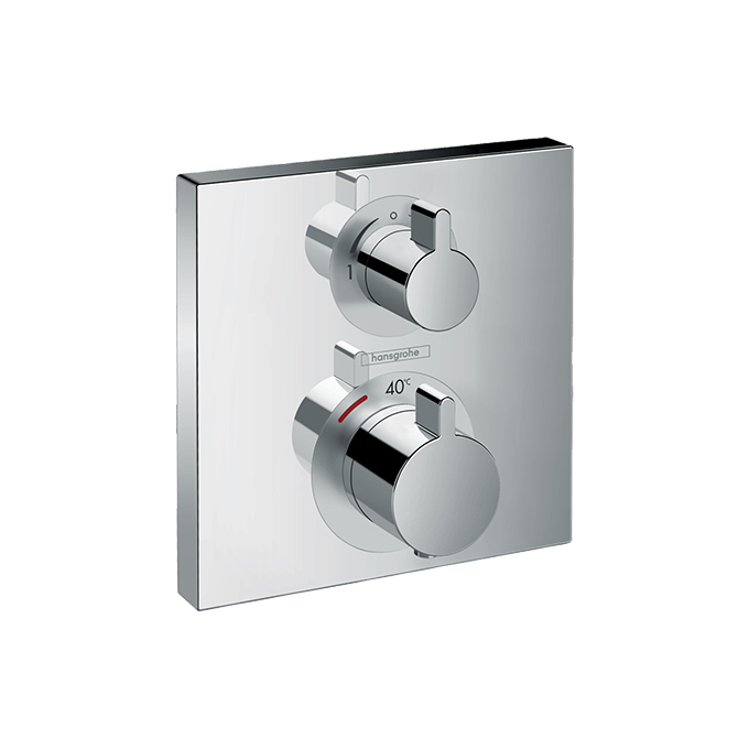 Ecostat Square Thermostatic Mixer, 2 functions