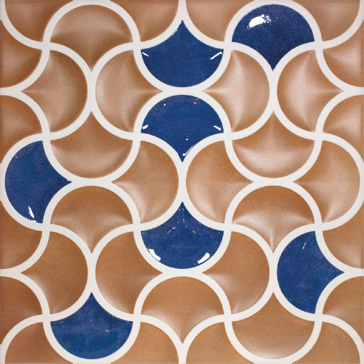 Realonda Bari Lattice Cotto Cobalt