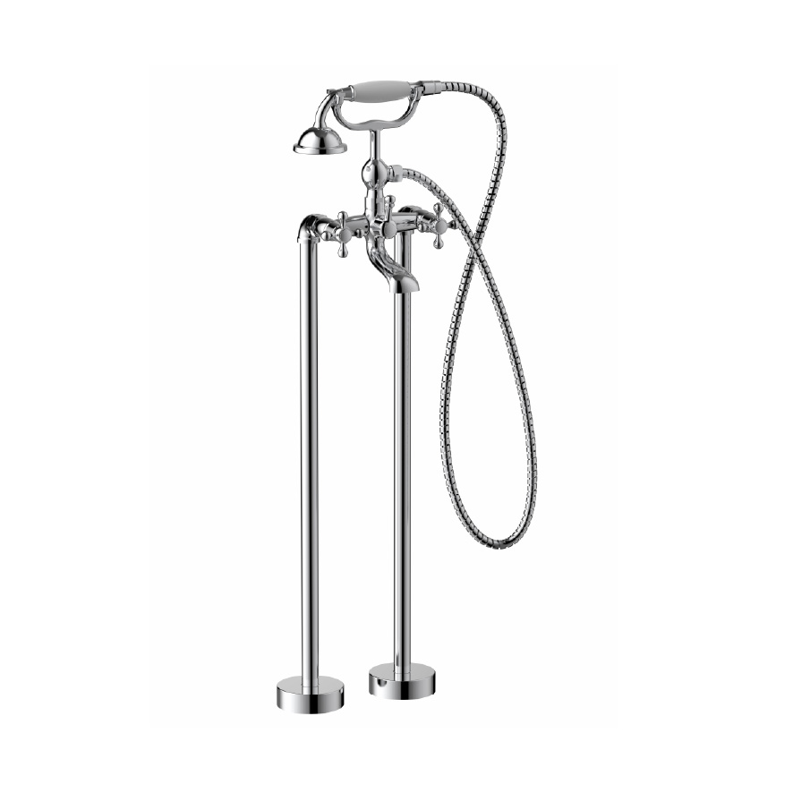 CLEO CLASSIC Free-Standing Bath Faucet (Chrome)