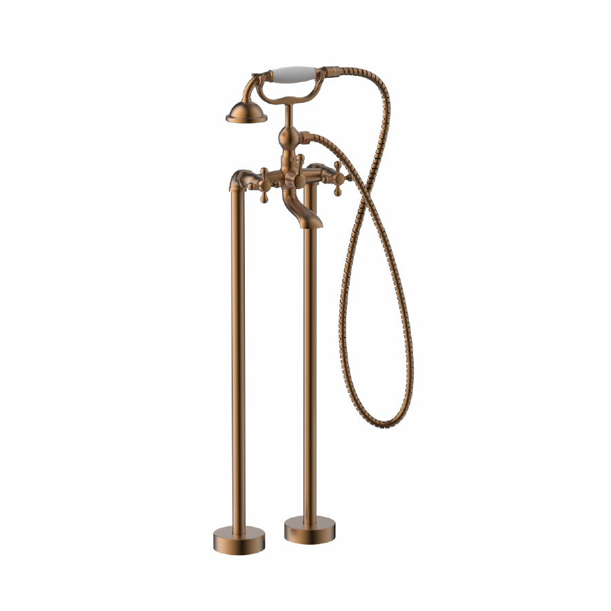CLEO CLASSIC Free-Standing Bath Faucet (Brushed copper)