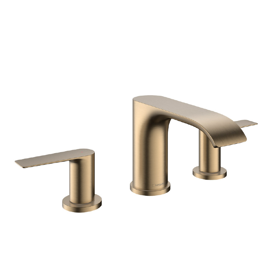 Hansgrohe Vivenis 3-hole basin mixer 90 with pop-up waste set