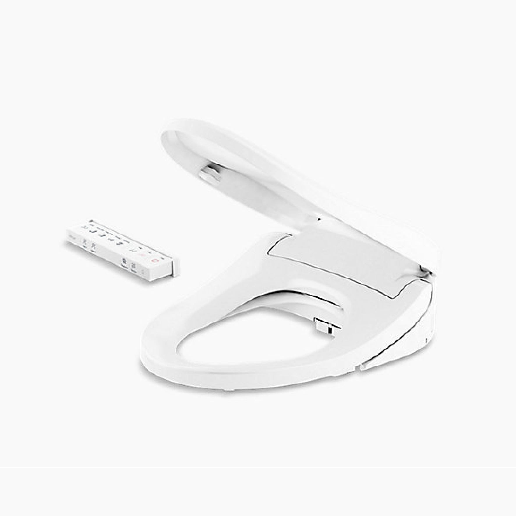 KOHLER C3™-255 Hidden cord elongated bidet toilet seat with remote control