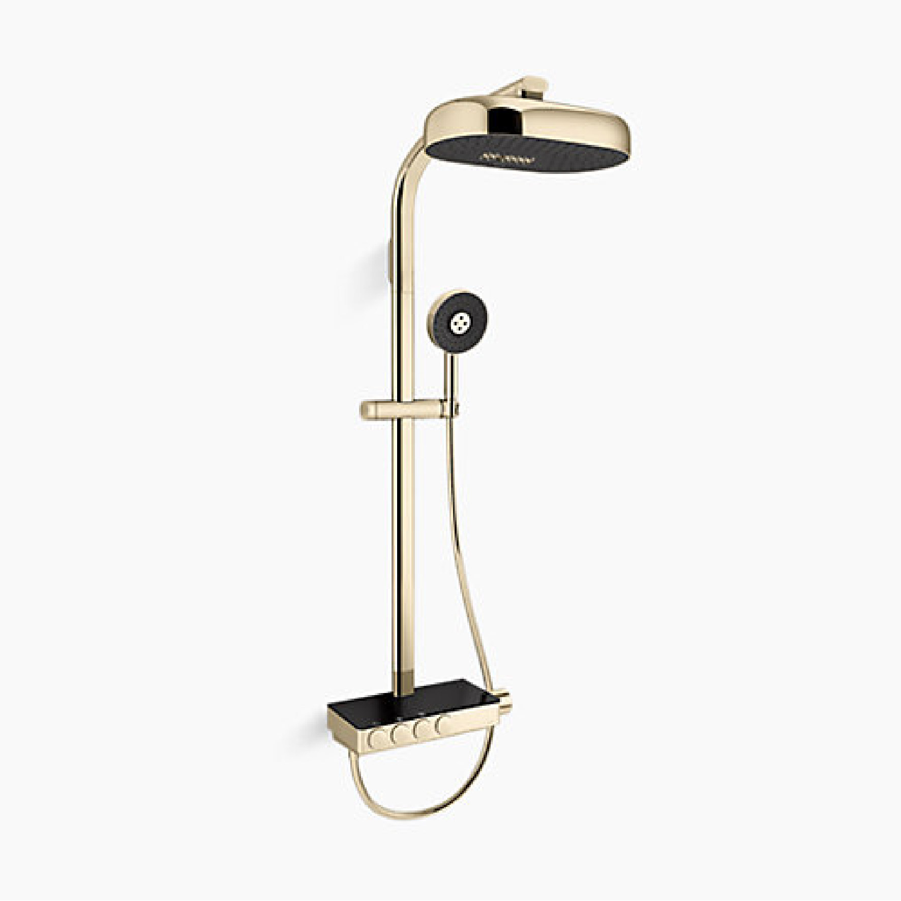 KOHLER Anthem™ Four-way thermostatic valve and bath/shower column with multifunction rainhead and handshower