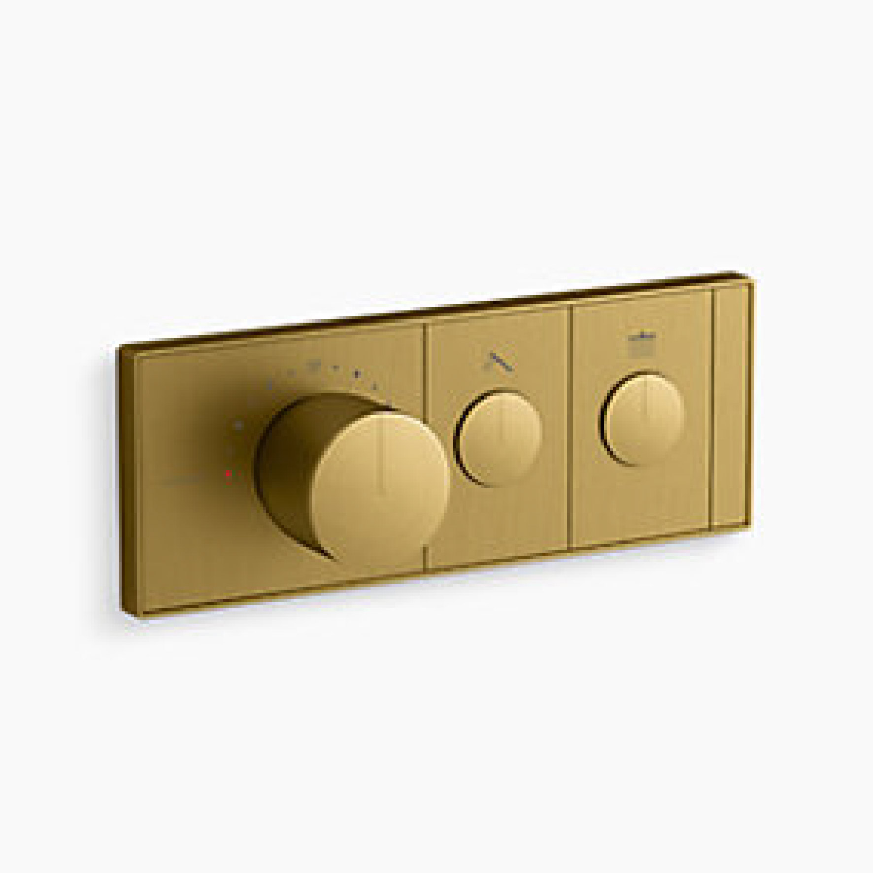 KOHLER Anthem™ Two-outlet recessed mechanical thermostatic valve control