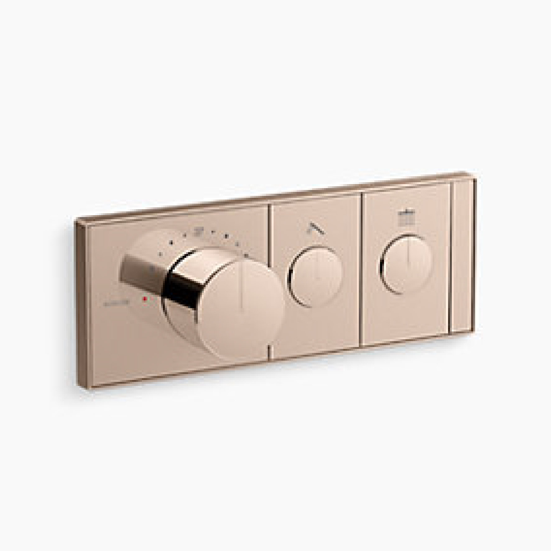 KOHLER Anthem™ Two-outlet recessed mechanical thermostatic valve control